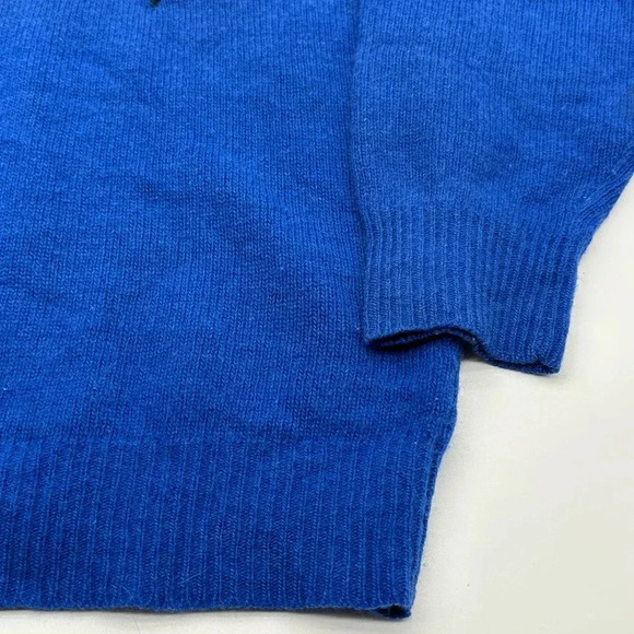 P.G.E. Vintage Lambswool and Angora Rabbit Hair Blue pullover Sweater Size Small - Picture 3 of 7
